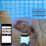 Κρυφή κάμερα σε φωτιστικό γραφείου WiFi 1080P σύνδεση με κινητό micro sd