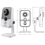 Hikvision DS2CD2432FIW Δικτυακή IP WiFi Cube κάμερα 3Mp IR