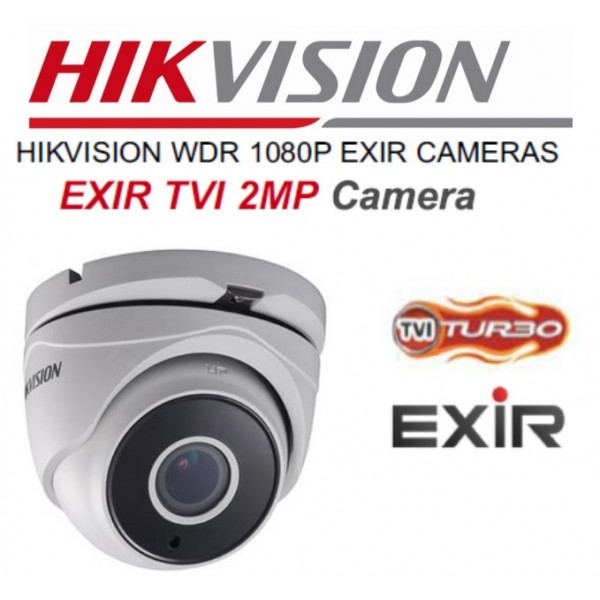 Hikvision DS2CE56D7TIT3Z HDTVI Κάμερα οροφής Dome 2MP μεταλλική
