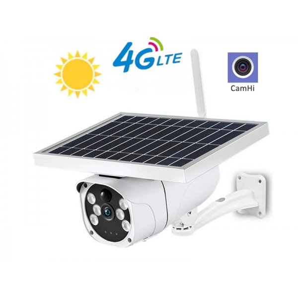 SM-Q7S-4G-20 Εξωτερική Κάμερα ασύρματη Solar Panel, 4G 2MP IP67, 2-Way Audio, Android, IOS