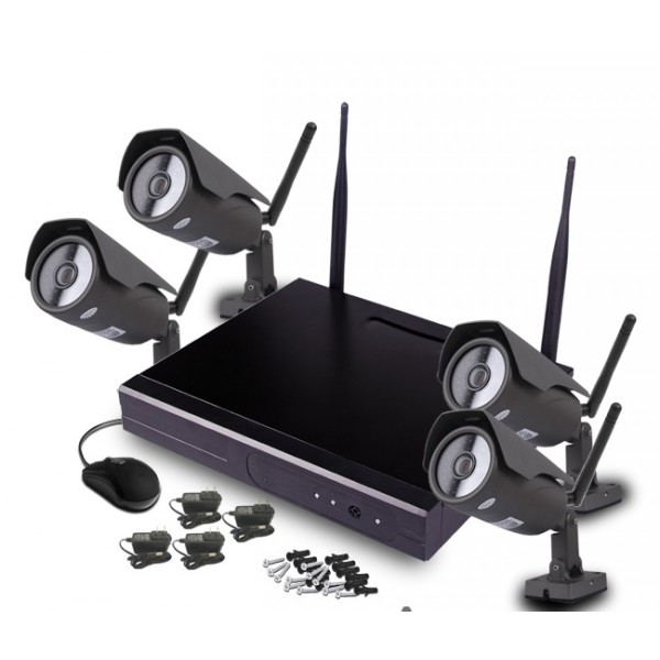 Yoosee GW-NW4 720p Σετ καταγραφικό IP με 4 κάμερες WIFI IP