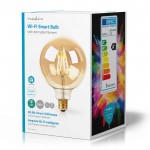 NEDIS WIFILF10GDG125 Wi-Fi έξυπνη λάμπα Filament Retro LED