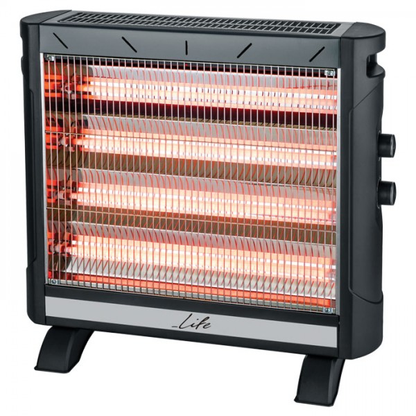 LIFE HEAT WAVE Ηλεκτρική θερμάστρα χαλαζία 2750W