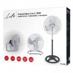LIFE FS-300 Ανεμιστήρας 3 σε 1, ορθοστάτης / επιδαπέδιος / επιτοίχιος, 50W