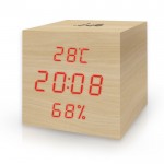 LIFE WES-105 Ξύλινο ψηφιακό θερμόμετρο-υγρόμετρο εσωτερικού χώρου