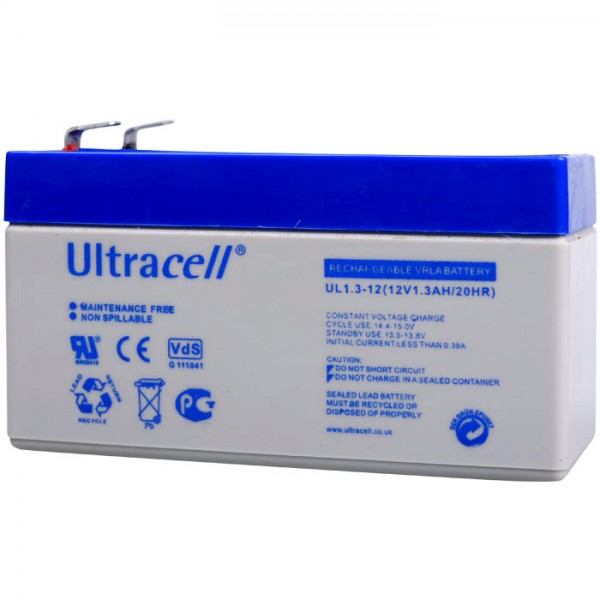 Ultracell Μπαταρία μολύβδου 12V 1.3AH