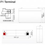 Ultracell Μπαταρία μολύβδου 6V 7AH