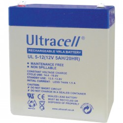 Ultracell Μπαταρία μολύβδου 12V 5AH UL5-12 9x7x10