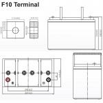 Ultracell Μπαταρία μολύβδου 12V 100AH