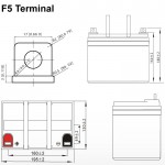 Ultracell Μπαταρία μολύβδου 12V 35AH