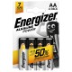 Energizer AA-LR6 Αλκαλική μπαταρία (4 τεμ) 