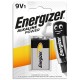 Energizer 9V-6LR61 Αλκαλική μπαταρία (1 τεμ)