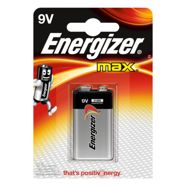 Energizer 9V/6LR61 - 522 Max+Power Seal, 1τμχ