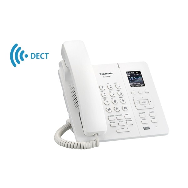 Panasonic KX-TPA65CE Single Cell DECT, Wireless Desk Phone White Colour