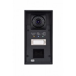 9151101CRPW 2N Helios IP Force με 1 button & camera & pict. & read. & 10 W loudspeaker