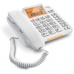 Σταθερό Ψηφιακό Τηλέφωνο Gigaset DL580 Λευκό με Μεγάλη και Ευανάγνωστη Οθόνη