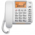 Σταθερό Ψηφιακό Τηλέφωνο Gigaset DL580 Λευκό με Μεγάλη και Ευανάγνωστη Οθόνη