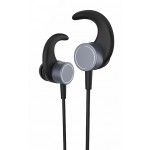 Earphones E17-BK, Bluetooth 5.0, multipoint, με μαγνήτη, μαύρα