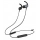 Earphones E17-BK, Bluetooth 5.0, multipoint, με μαγνήτη, μαύρα
