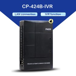 Excelltel CP424B-IVR Τηλεφωνικό κέντρο 4 γραμμές PSTN 24 εσωτερικές (έως32) Excelltel CP424B-IVR Τηλεφωνικό κέντρο 4 γραμμές PSTN 24 εσωτερικές (έως32)
