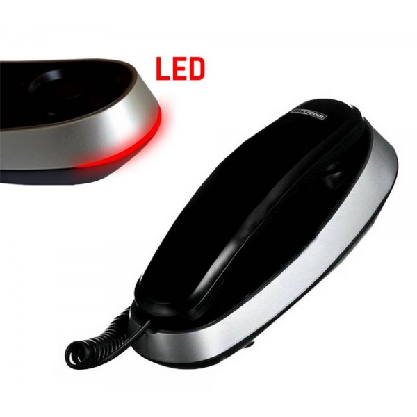 Maxcom KXT650 Σταθερό Ψηφιακό Τηλέφωνο Ασημί με Ένδειξη Εισερχόμενης Κλήσης Led