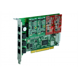 OpenVox A400P PSTN Card Analog με προεγκατεστημένο 1 FXO-100 και FXS-100