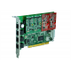 OpenVox A400P PSTN Card Analog με προεγκατεστημένο 1 FXO-100 και FXS-100