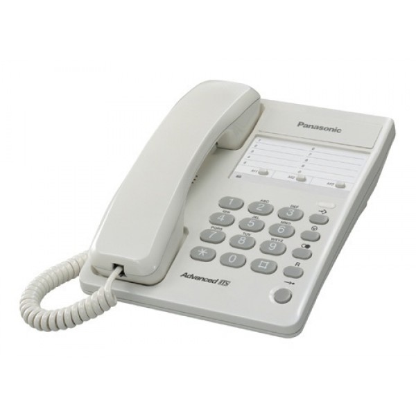 Panasonic KX-TS100EXW Τηλέφωνο Επιτραπέζιο Λευκό (Used)