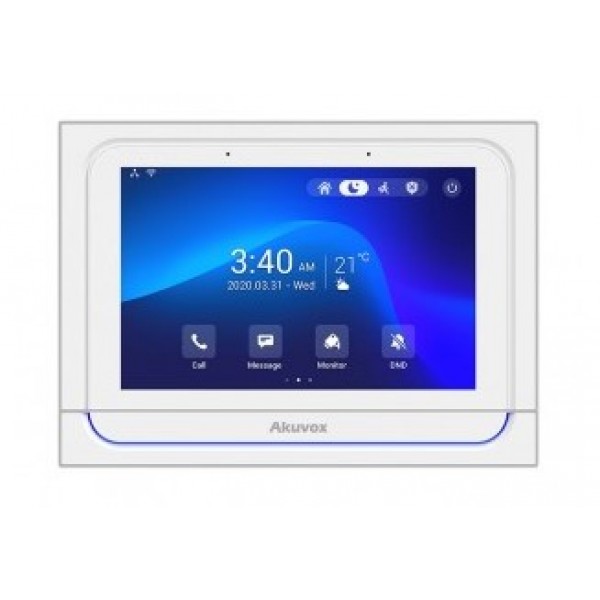Akuvox X933S Android IP Indoor Unit with 7-inch Capacitive Touch Screen - Λευκό