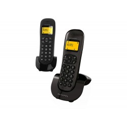 ALCATEL C250 DUO, διπλό ασύρματο τηλέφωνο με φωτιζόμενη οθόνη