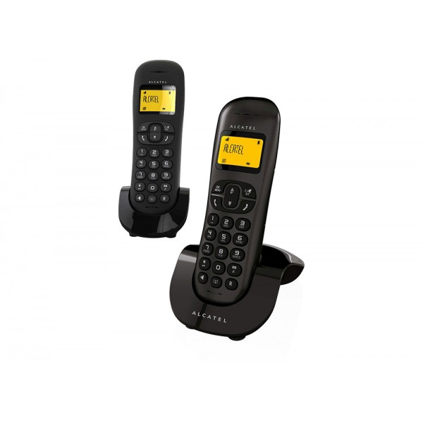 Alcatel C250 διπλό ασύρματο τηλέφωνο με φωτιζόμενη οθόνη