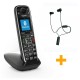 Gigaset E720 + bluetooth ασύρματα ακουστικά Necklace