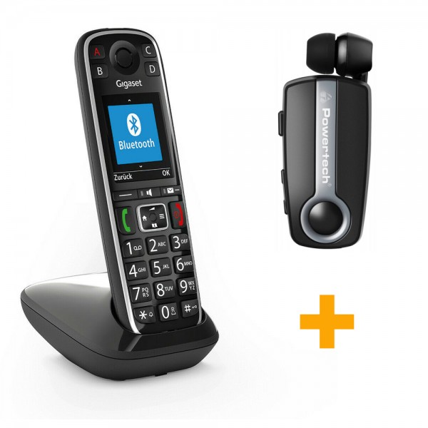 Gigaset E720 + bluetooth ασύρματα ακουστικά PT-998