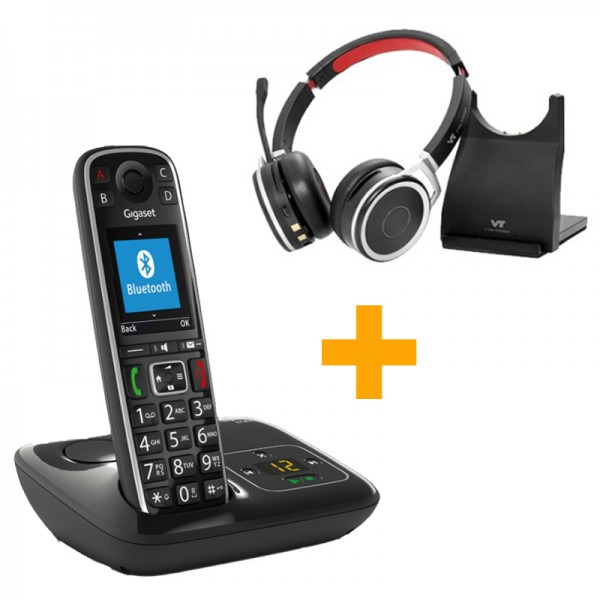 Gigaset E720A + Bluetooth ασύρματα ακουστικά VT9605