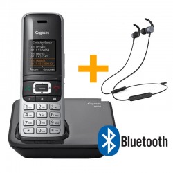 Gigaset S850 + bluetooth ασύρματα ακουστικά E17