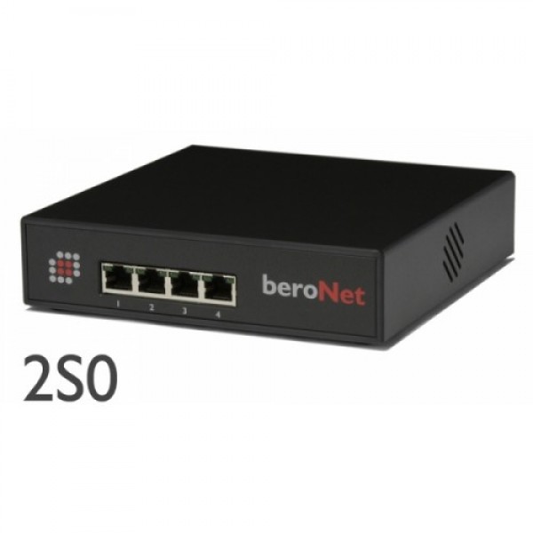 BeroNet SBCSB2S0 - 2 BRI Small Business Line VoIP Gateway