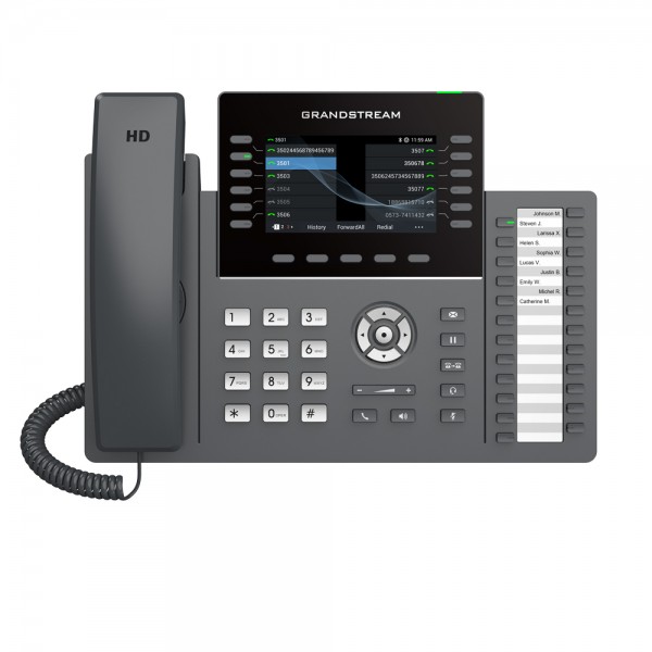 Grandstream GRP2636 HD Professional Carrier Grade IP Phone with Wi-Fi, Bluetooth