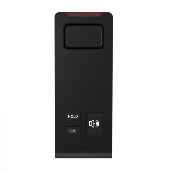 Hotel-86B Τηλεφωνική Συσκευή Μπάνιου για Ξενοδοχεία με SOS και service μπουτόν Μαύρη