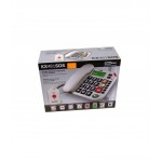 Maxcom KXT481 SOS Λευκό με Οθόνη, Ένδειξη Κλήσης Led, Μεγάλα Πλήκτρα