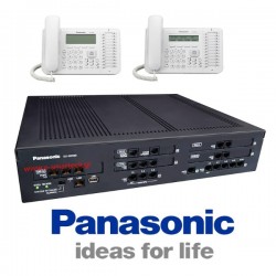 Panasonic KX-NS500 τηλεφωνικό κέντρο με ψηφιακές KX-DT546 και KX-DT543