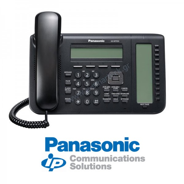 Panasonic KX-NT553 High Range IP 3 line Backlit display