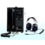 Τηλέφωνο για πλοία, τάνκερ, μηχανοστάσια, εργοστάσια  με ακουστικά για θορυβώδες περιβάλλον