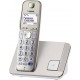 Panasonic KX-TGE210JTN Χρυσαφί Ασύρματο Ψηφιακό Τηλέφωνο με ανοικτή συνομιλία