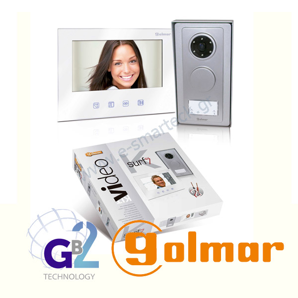 Θυροτηλεόραση Golmar SV-372S SURF7 Έγχρωμη Οθόνη 7'' για 1 Διαμέρισμα