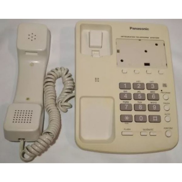 Panasonic KX-TS10GR-W Απλό Τηλέφωνο Λευκό (Used)