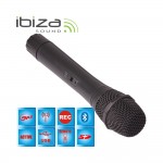 Ibiza Sound PORT12VHF-BT Φορητό σύστημα αναγγελιών (Public Address System) 12"/30cm με USB-MP3, BT, REC, VOX και 2 μικρόφωνα VHF