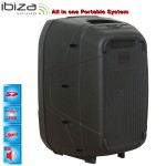 Ibiza Sound COMBO210 Compact, φορητό ηχοσύστημα 10"/25cm 300W.