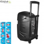 HYBRID10VHF-BT Αυτόνομο Σύστημα PA Μαύρο με Bluetooth, από την Ibiza Sound