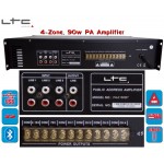 PAA150BT Ενισχυτής PA 4 ζωνών 90w με ραδιόφωνο και Bluetooth, από την LTC Audio.