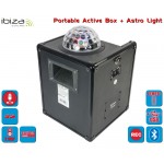 Ibiza Sound KUBE60-BK ΕΝΕΡΓΟ ΦΟΡΗΤΟ ΗΧΕΙΟ RGB LED ASTRO Light Effect KARAOKE